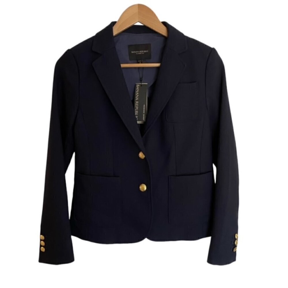 NWT Banana Republic Navy Jacket 2P